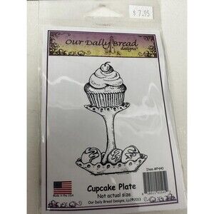 Our Daily Bread Designs Cupcake plate cling stamp cake birthday card making